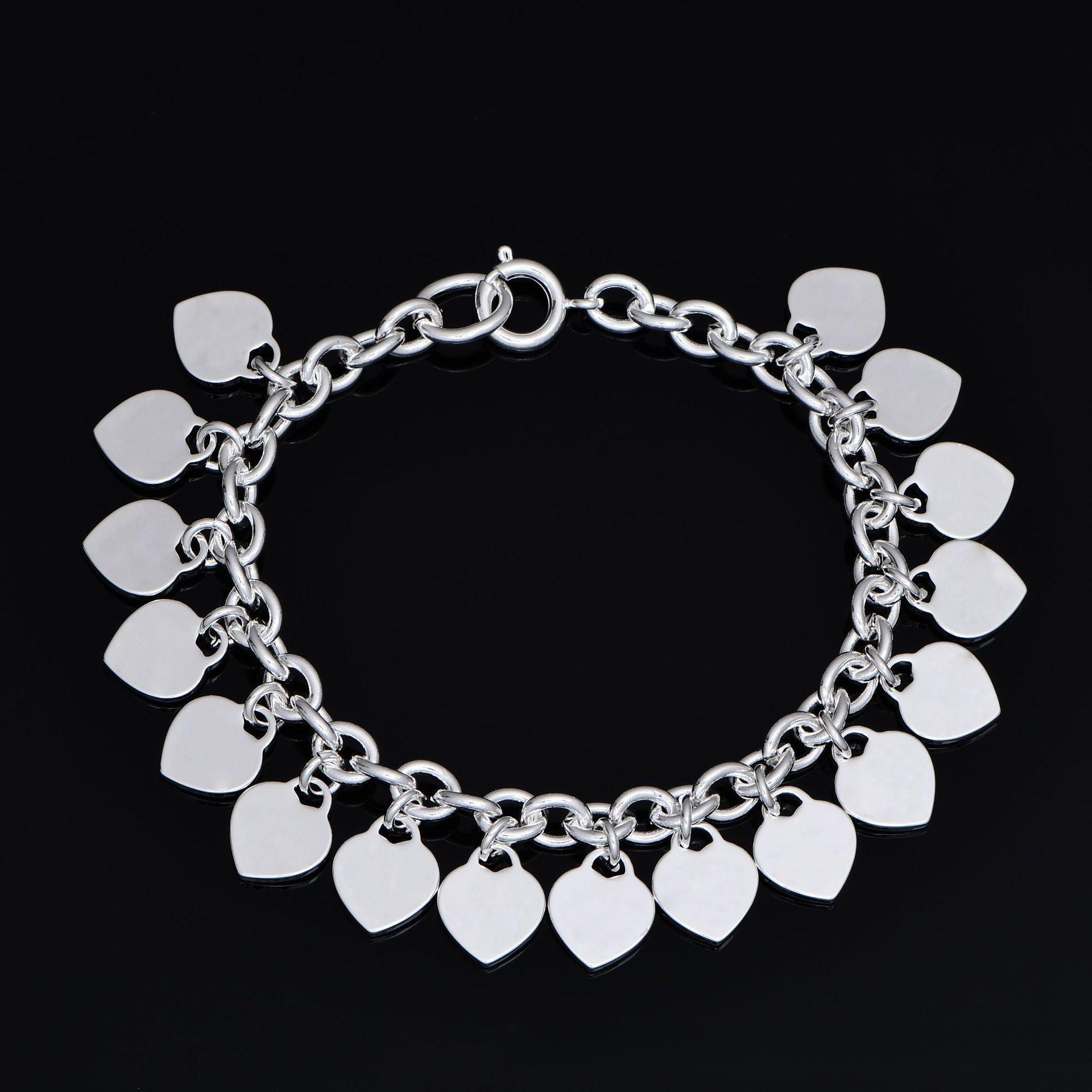 TC Love bracelet bracelet foreign trade same style new thick chain OT buckle bracelet