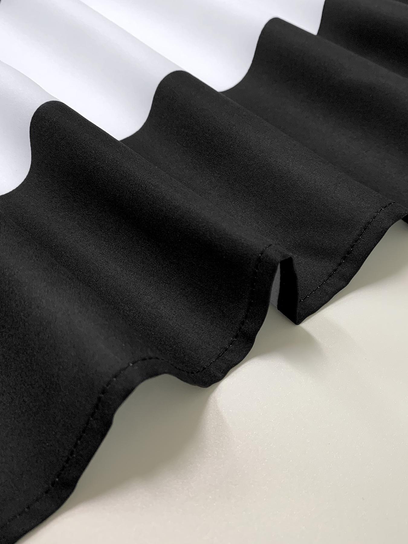 A-Line High-Waisted Striped Dress, Loose-Fitting Short Sleeve Long Dress with Pockets, Casual Summer Fashion, Casual Elegance Chic