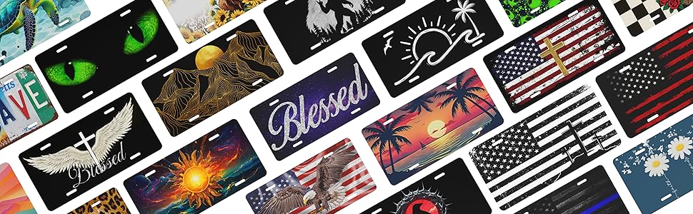Front License Plate Not All Those Who Wander are Lost Vanity Plates Aluminum Metal Decorative Car Tag Mountains Novelty License Plate Cover for Men Women‎6 * 12 in (4 Holes)