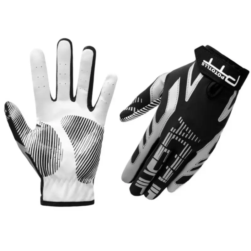 Men's Golf Gloves, 1-Pair Breathable Soft Fabric for a Lightweight Feel, with Perforated Surface and Wrist Strap Support, Golfers, Leather Mesh, Breathable Grip, Adjustable Strap, Soft Lightweight Fabric, Adults, Mesh 65%Goatskin Leather 35% Elastane, Gri