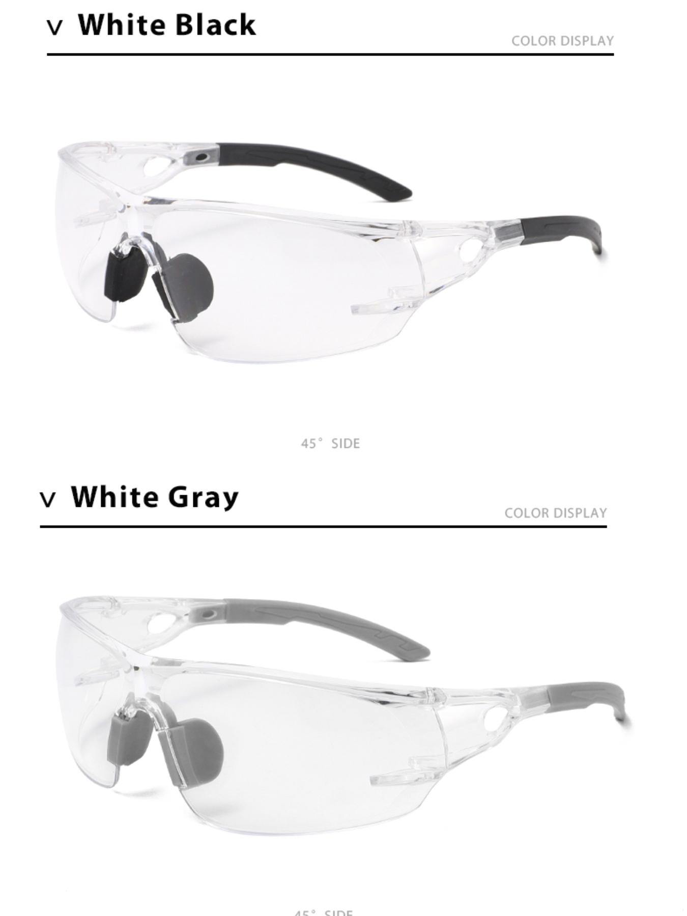 Fashion Goggles with Clear Lenses, Anti-scratch Protection Eyeglasses for Men and Women, Ideal for Daily Use and Outdoor Activities