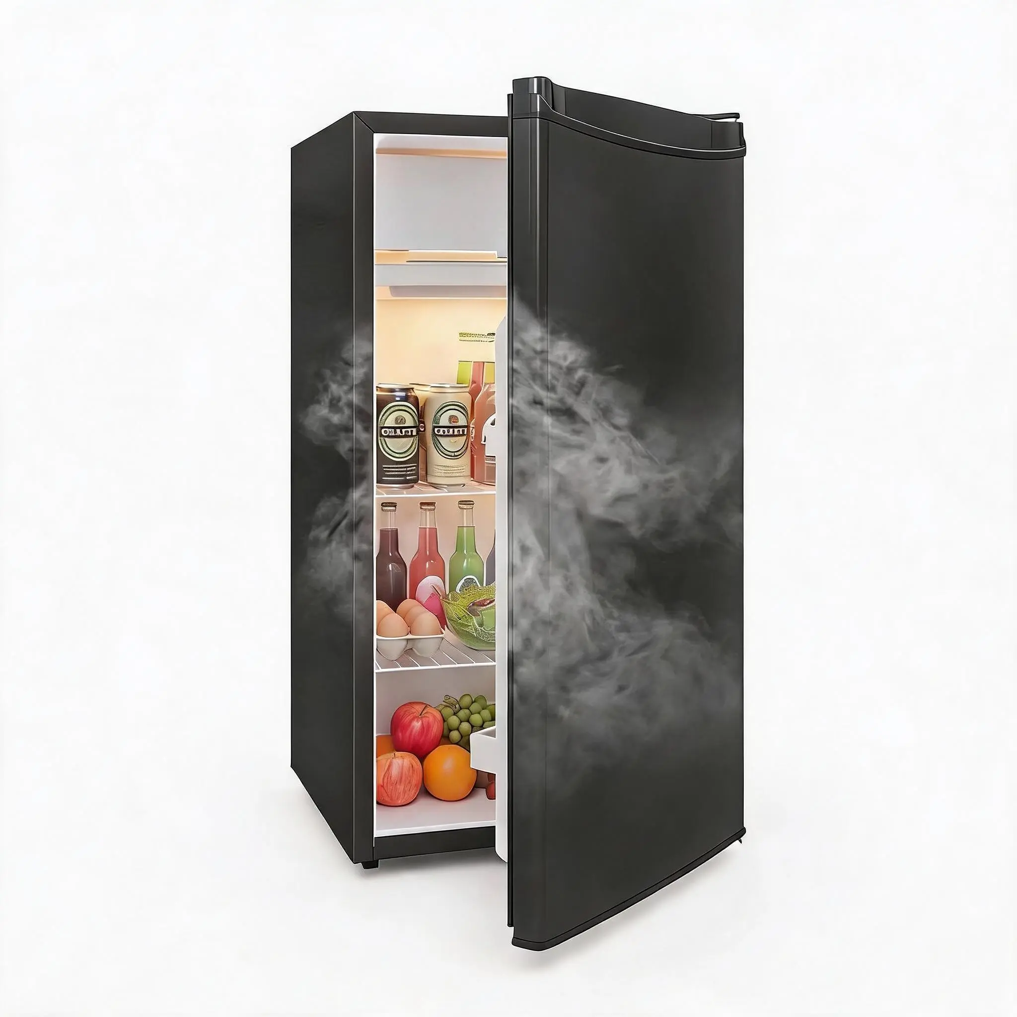 1.6 /3.2 Cu. ft. Mini Refrigerator, Single-Door Compact Fridge with Freezer, with LED, Adjustable Shelves, for Dorm, Office, Bedroom, Kitchen, Bar