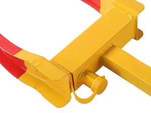 Wheel Lock,1/2 Pack Universal Wheel Clamp Lock,Adjustable Anti Theft Trailer Lock Wheel Clamp,Heavy-duty Steel Tire Lock for ATV RV SUV Car Golf Cart Boats Motorcycles.with 3 Keys