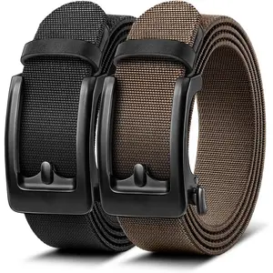 Men Belt Multi-Pack,Stretchable Ratchet Belt Adjustable  Men Gift Golf Casual Jeans Precise