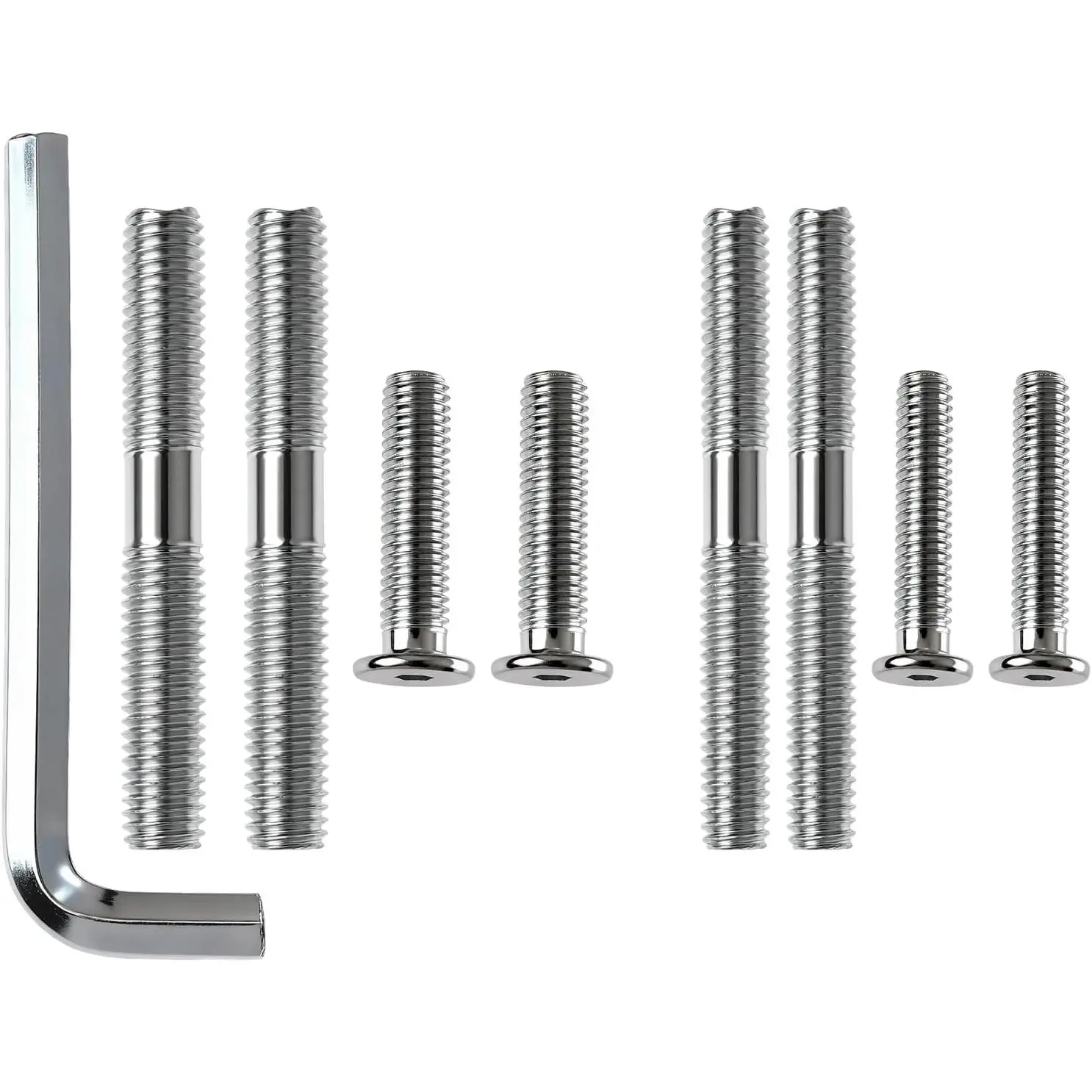 Cat Scratching Post Replacement Screws Set, M10 and M8 Bolt, Cat Tree Replacement Parts Threaded Bolt Screws with Allen Wrench, Not Include Cat Scratching Post