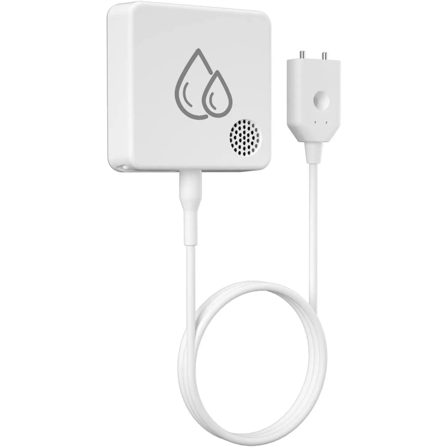 SW2 Water Leak Detector Sensor with 95dB Alarm - No Subscription Fee - Wireless Flood Monitor for Basement, Laundry, Pipe Leakage, Sink Overflow (Hub Required)