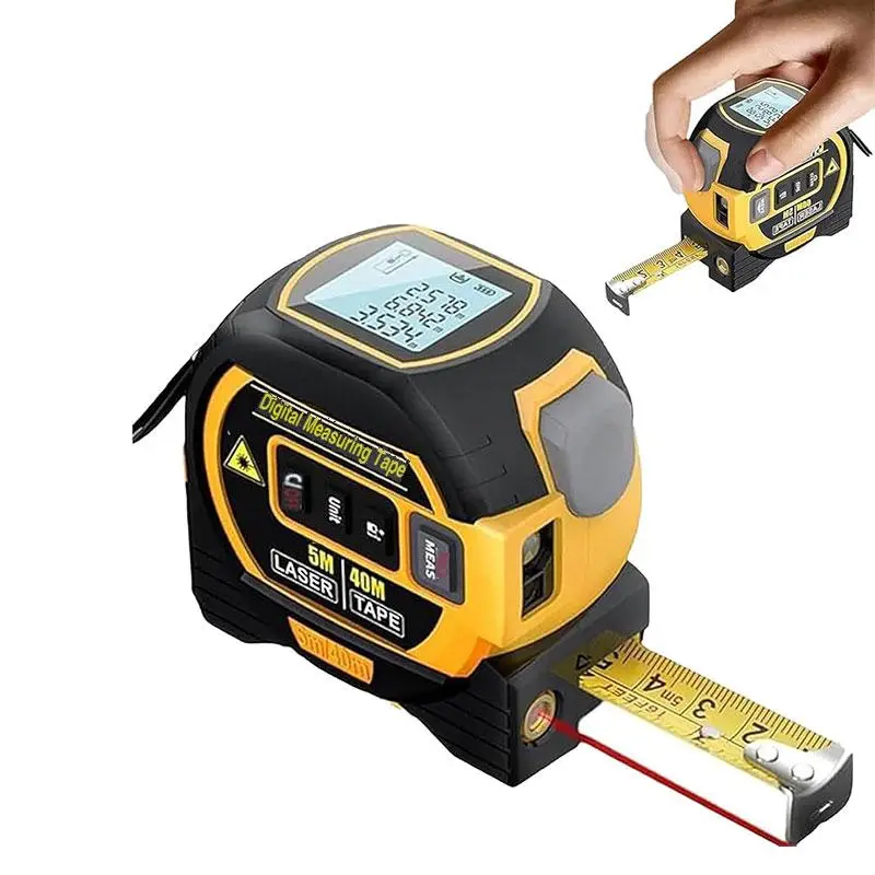3-in-1 Infrared Laser Tape Measuring Tool, Digital Tape Measure with Laser, Laser Tape Measure, Measuring Tape, Laser Measuring Tool
