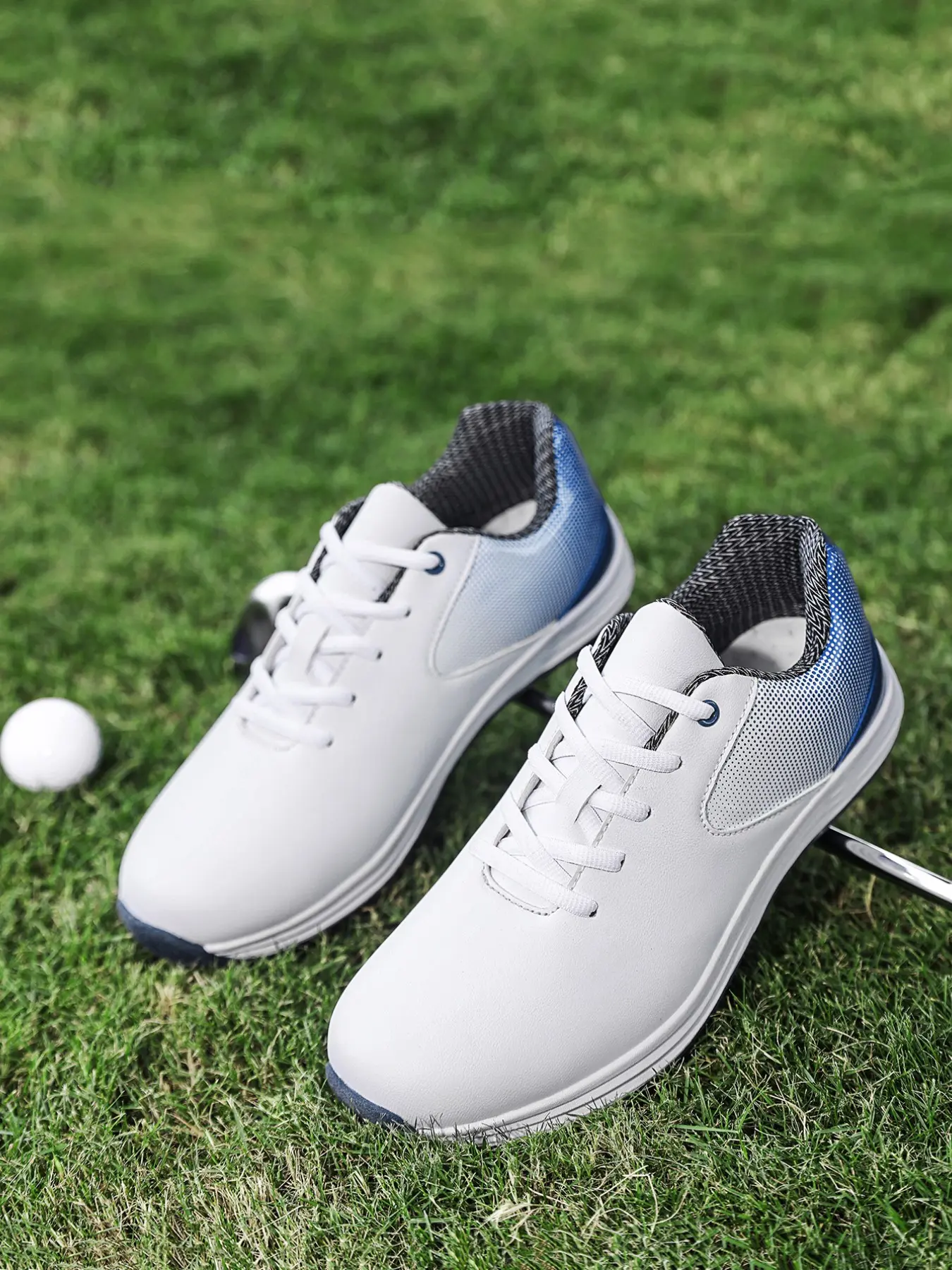 Men's Golf Shoes Waterproof Breathable Non-Slip Training Shoes, Eva Sole, Wide Fit, Casual Style, All Seasons, Comfortable & Durable
