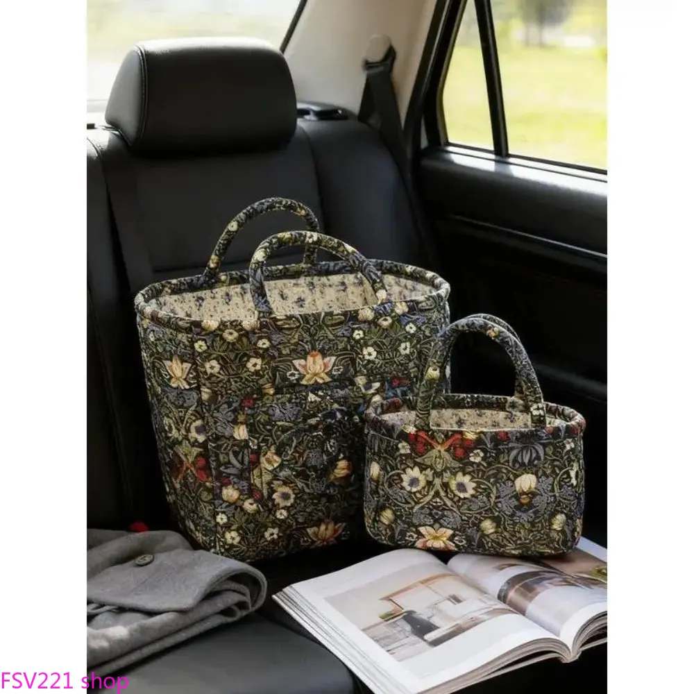 Unique Animal Print Car Backseat Hanging Storage Basket Organizer, Clutter-Free Multi-Purpose Auto Bag for Clothes, Books, Work Supplies, Space-Saving Travel Ready Cars Accessory for Travel, Daily Use, Decoration, Car Interior Set,summervibes sohochic