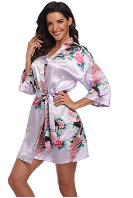 Rayon Robes Women Nightwear Flower Home Clothes Intimate Lingerie Casual Kimono Bath Gown Lady Night Dress Oversize 3XL