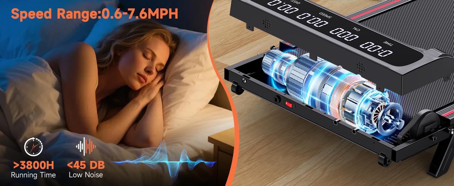 Walking Pad Treadmill for Home Small, 3-in-1 Walking Pad with Handle Bar, 9% Incline Under Desk Treadmill with 300lbs Capacity