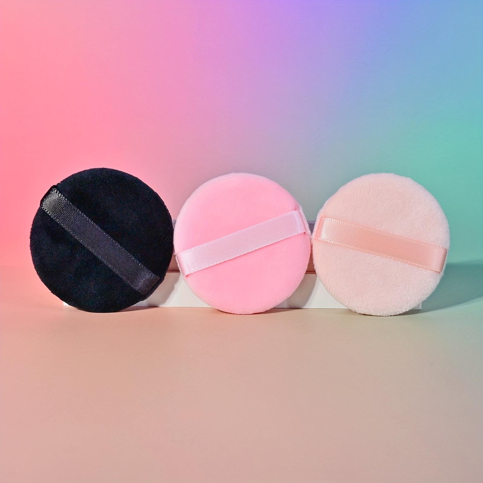 [3pcs Soft Powder Puff] 3pcs Super Soft Powder Puff for Face Powder |   Set Makeup, Dry Powder Puffs And Wet Powder Puffs, Suitable for Traveling, Beauty Tool with Strap