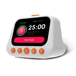 AI Smart Alarm Clock Talking Buddy Educational Toy for Kids Music/Stories Player Pomodoro Timer Cool Robot Gift for Boys Girls