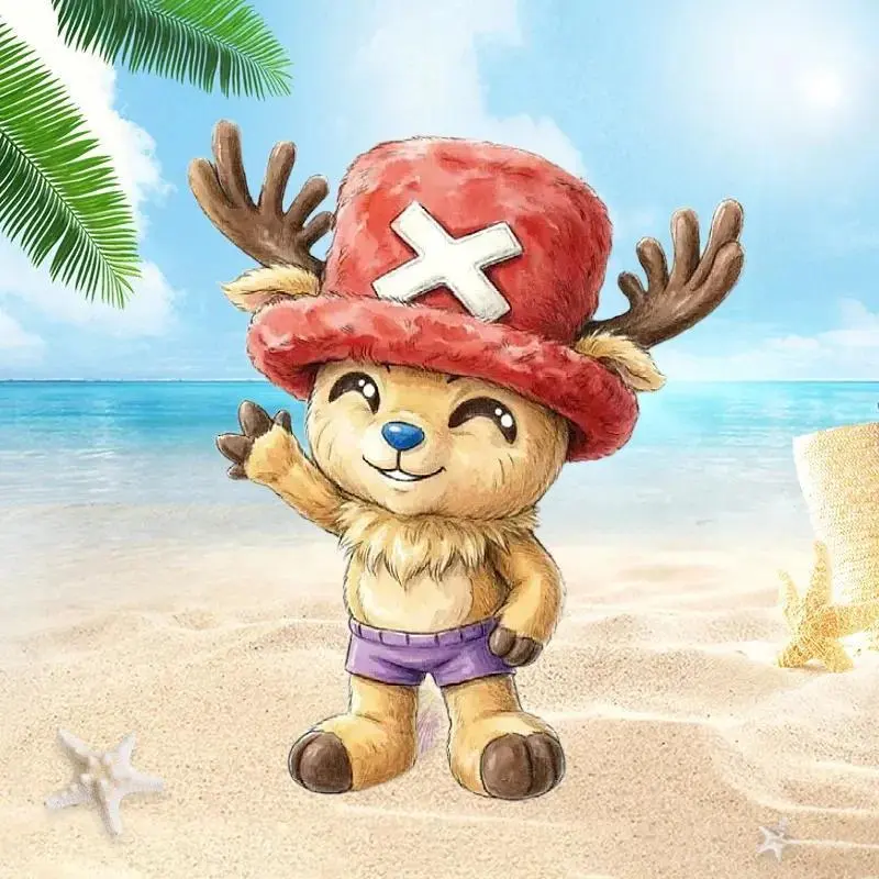 New In Stock Chopper One Piece Plush Doll Cute Anime Peripherals Toy Birthday Christmas Gift