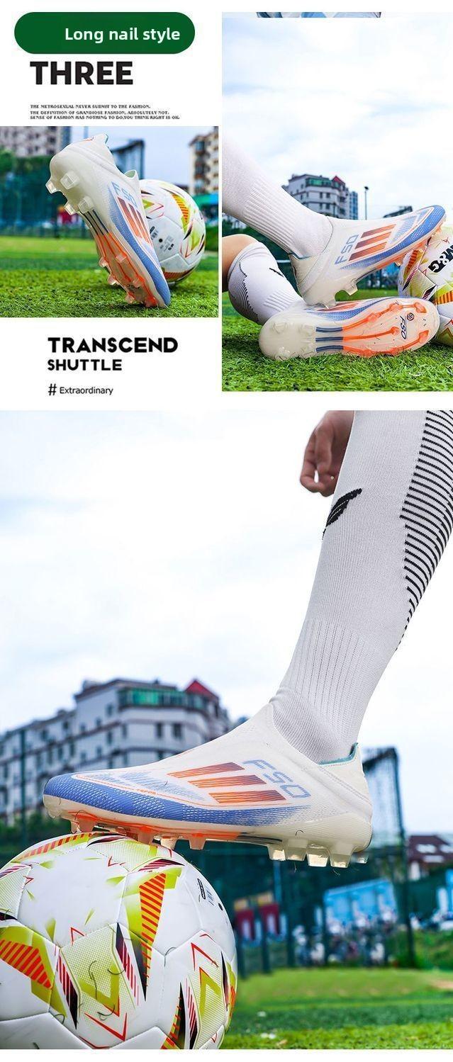 Football shoes for teenagers, student football shoes for both men and women, TF cleats, AG long spikes