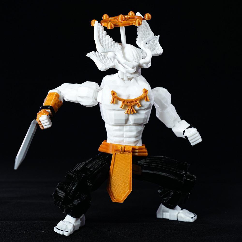 3D Printed Jujutsu Kaisen Ryomen Mahoraga Toys Action Figures Anime Multi-Jointed Shapeshift Mannequin Model Ornaments Gifts