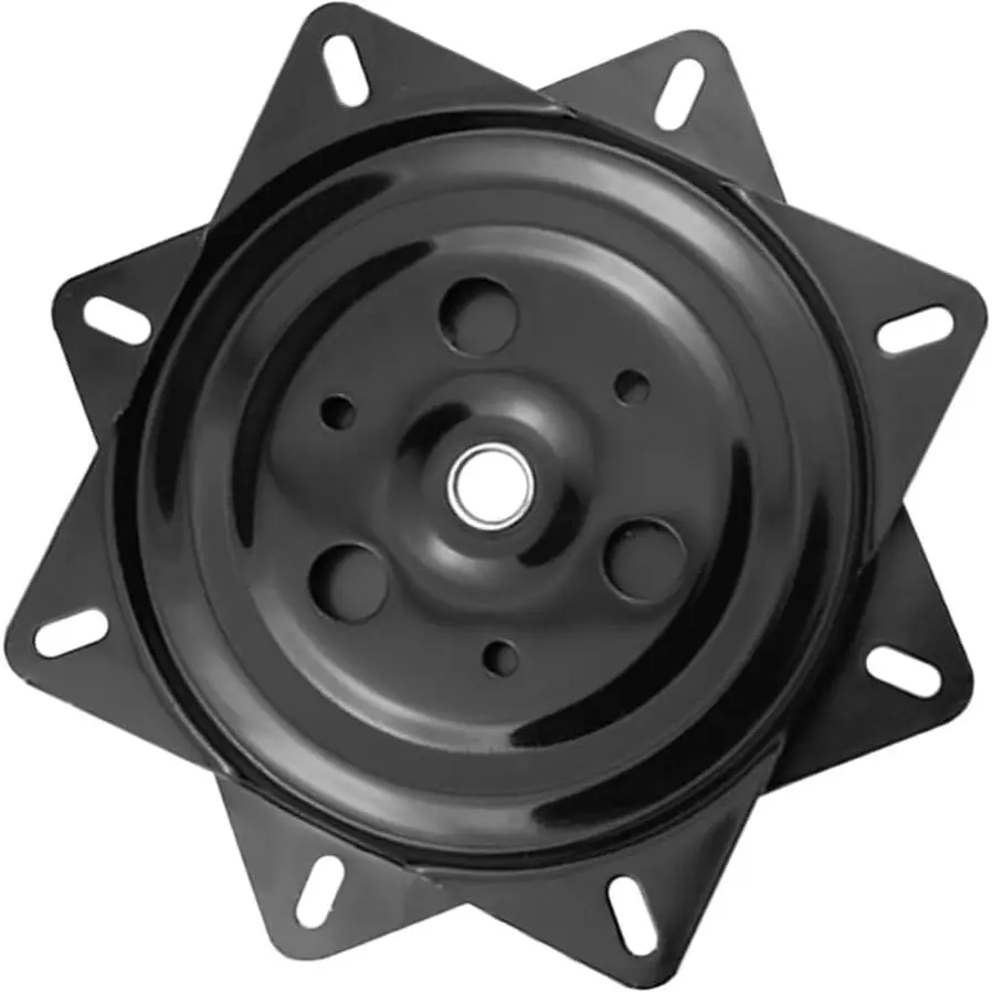 Square Rotating Base Replacement, Iron Rotation Base, Suitable for Lounge Chair or Bar Stool, Furniture Accessory