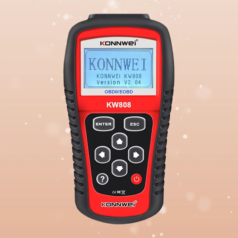 KW808 Handheld OBD2 EOBD Car Fault Diagnostic Scanner Engine Trouble Code Decoding Detector