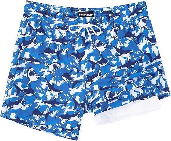 Men's Beach Shorts with Mesh Lining Quick Dry Swimwear, Hawaiian Style Pockets quick dry swim trunk wetsuit Women's Compression Volleyball Shorts Quick-Dry Breathable Swim Trunks Camo Camouflage Swimsuit Bikini Set