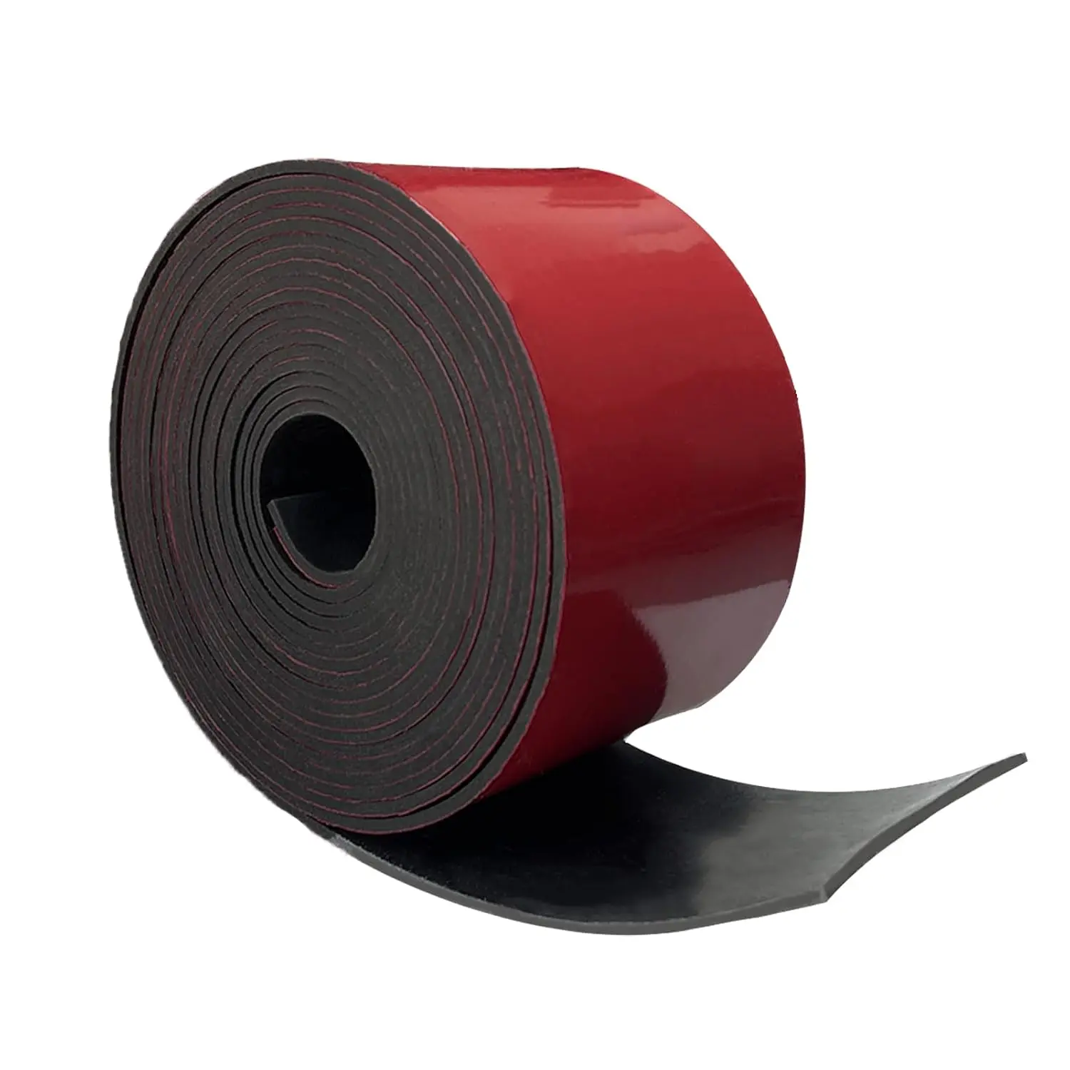Adhesive Rubber Strips with Adhesive Backing 1/16(.062)" Thick x 2" Wide x 20' Long Neoprene Rubber Strip for Sealing Supports Protection Gaskets