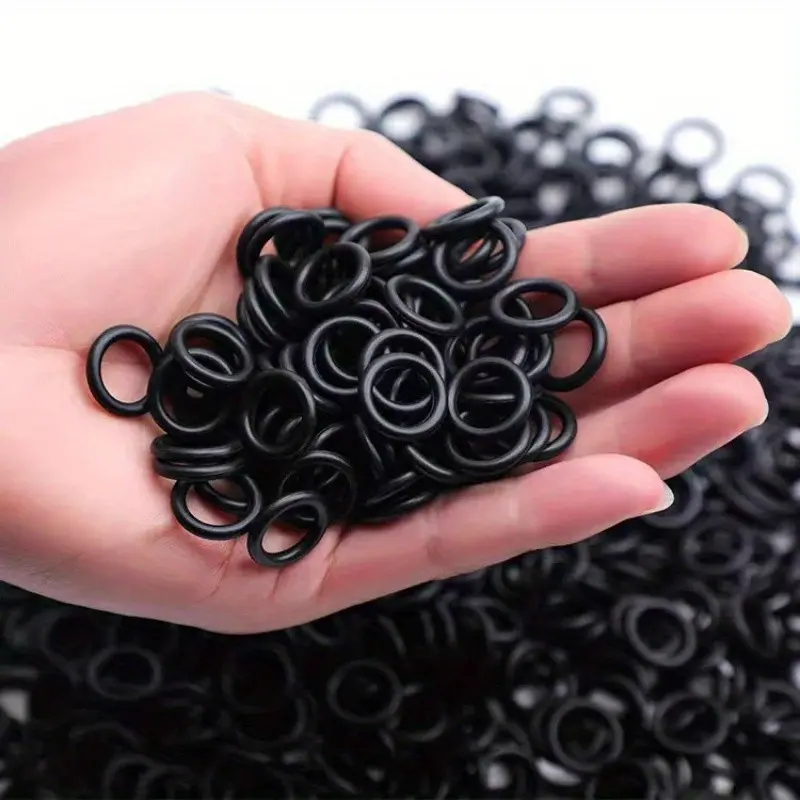 225-Piece O-Ring Set, 18 Sizes Nitrile Rubber Seals, Elastic Oil-Resistant Gaskets, Professional Pipe Repair Seal Kits