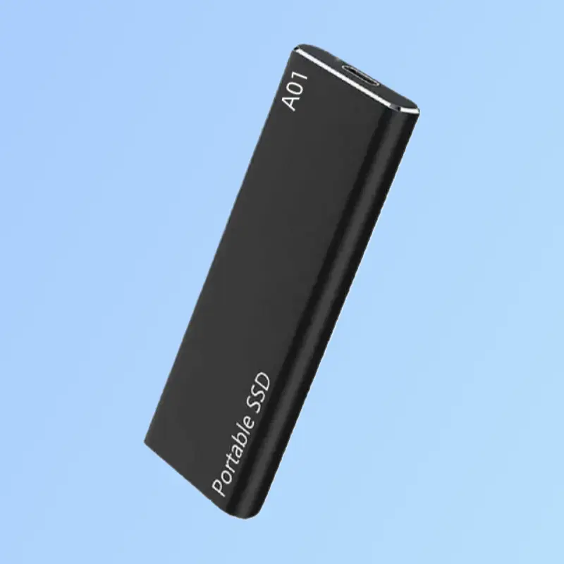 Premium Metal Casing Portable External SSD Drive, USB Type-C High-Speed, 128GB-128TB (2TB,16TB Options), Plug-and-Play for Gaming Laptops/Desktops/PS4