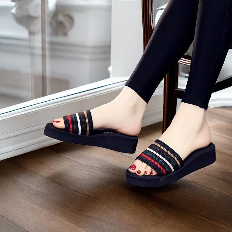 (New)Stylish Sports Sandals with Cushioned Thick Sole - Non-Slip, Wear-Resistant for Beach & Outdoor Fun,Girl,Women, slippers women, 90s vintage men clothing,Shoe,Footwear