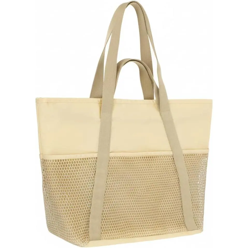 Beach Bags for Women - Machine Washable Travel Tote Bag with Zipper Cruise Swim  Essentials