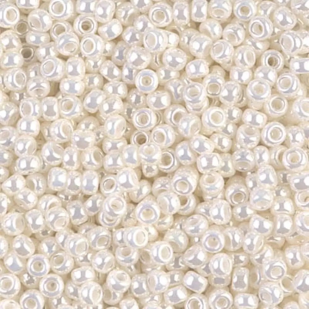 6/0 Ceylon Round Glass Seed Beads, 20g Tube, Uniform Shape Crafting Beads for Loom Weaving, Embroidery, Stringing, Loom Friendly