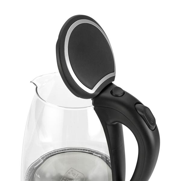 HD-1857-A 110V 1200W 1.8L Electric Glass Kettle US Plug