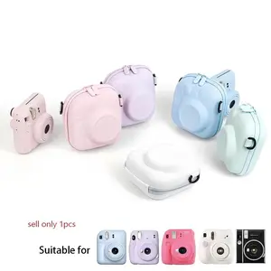 For Fujifilm Instax Mini 7+ 8/9/11/12/90 EVA Universal Hard Case Storage Bag Fujifilm Film Camera Bag with Shoulder Strap Photography Camera Accessories