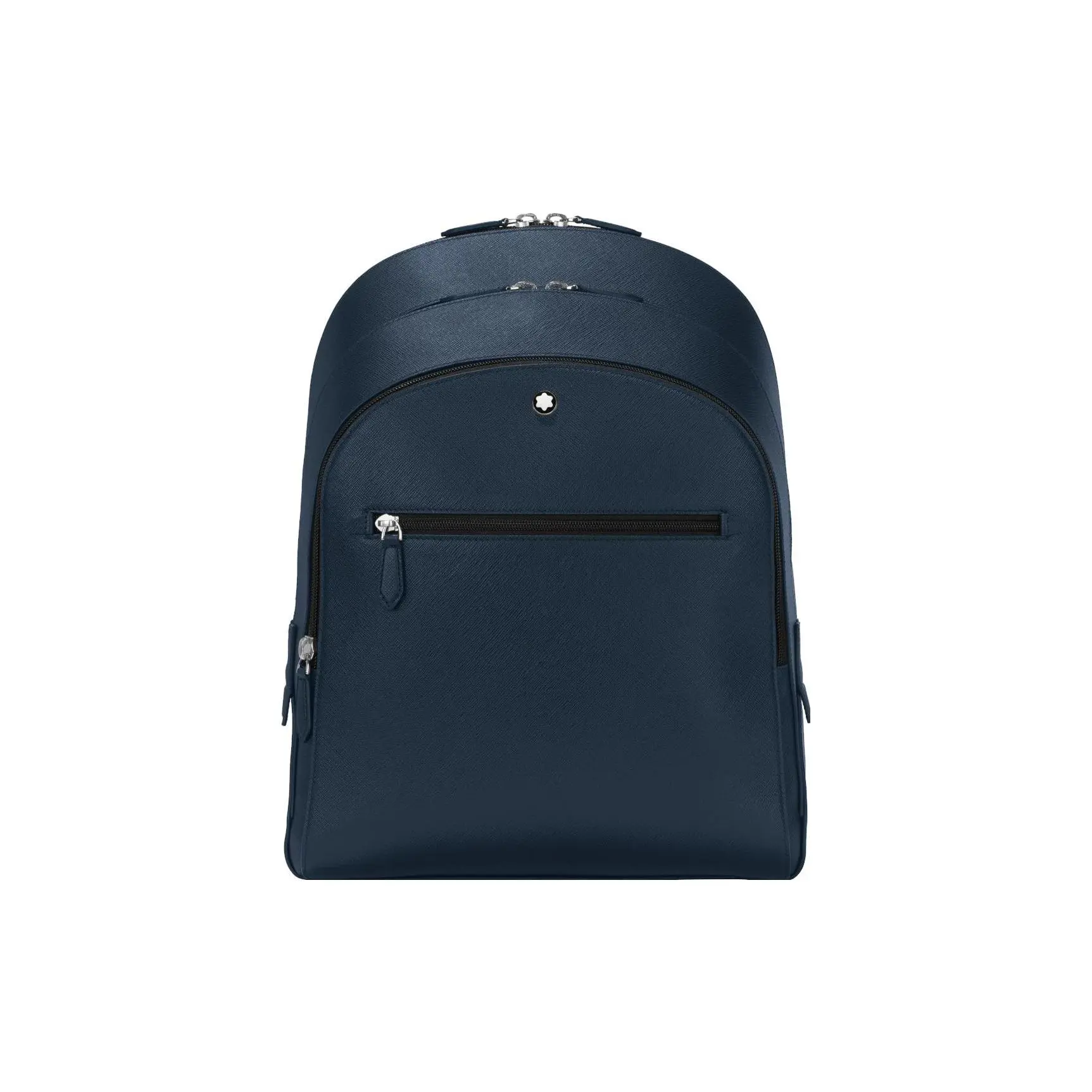 Montblanc Meisterstuck Hexagonal Zip Closure Leather Backpack, Unisex Medium Size, Ink Blue