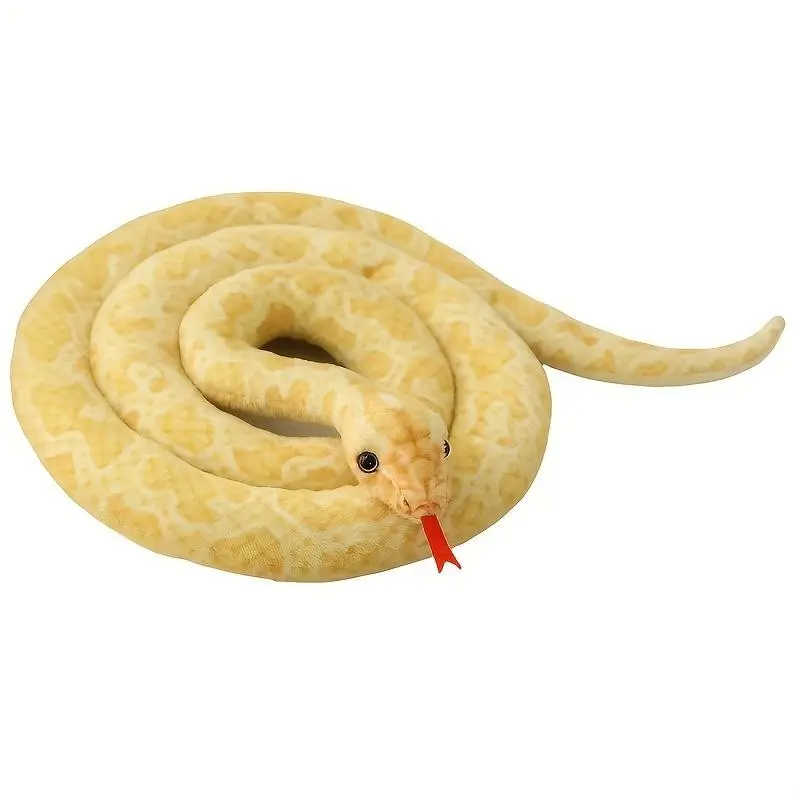 Unique Lifelike Snake Plushie | Soft Stuffed Reptile Figure in Assorted Colors, Great Gift Idea