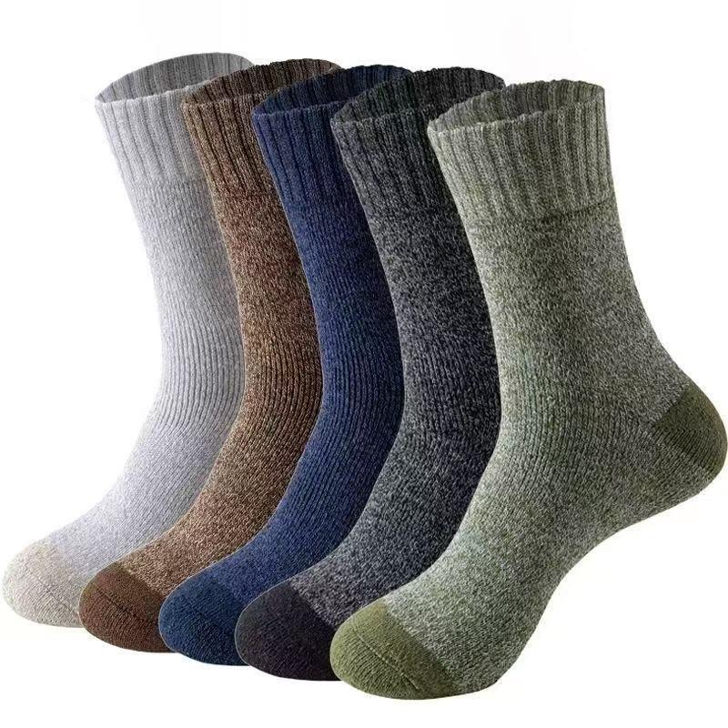 2026 NEW Winter velvet thickened warm terry socks, mountaineering men's and women's socks, medium tube floor socks, parallel line towel socks, cold-proof and thermal insulation girl  room  accessories i̇phone  16  pro  cases