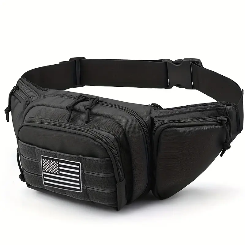 Outdoor Multifunctional Waist Pack for Hiking Running Travel with Water Resistant Design and Multiple Compartments for Phone Keys Wallet and Essentials