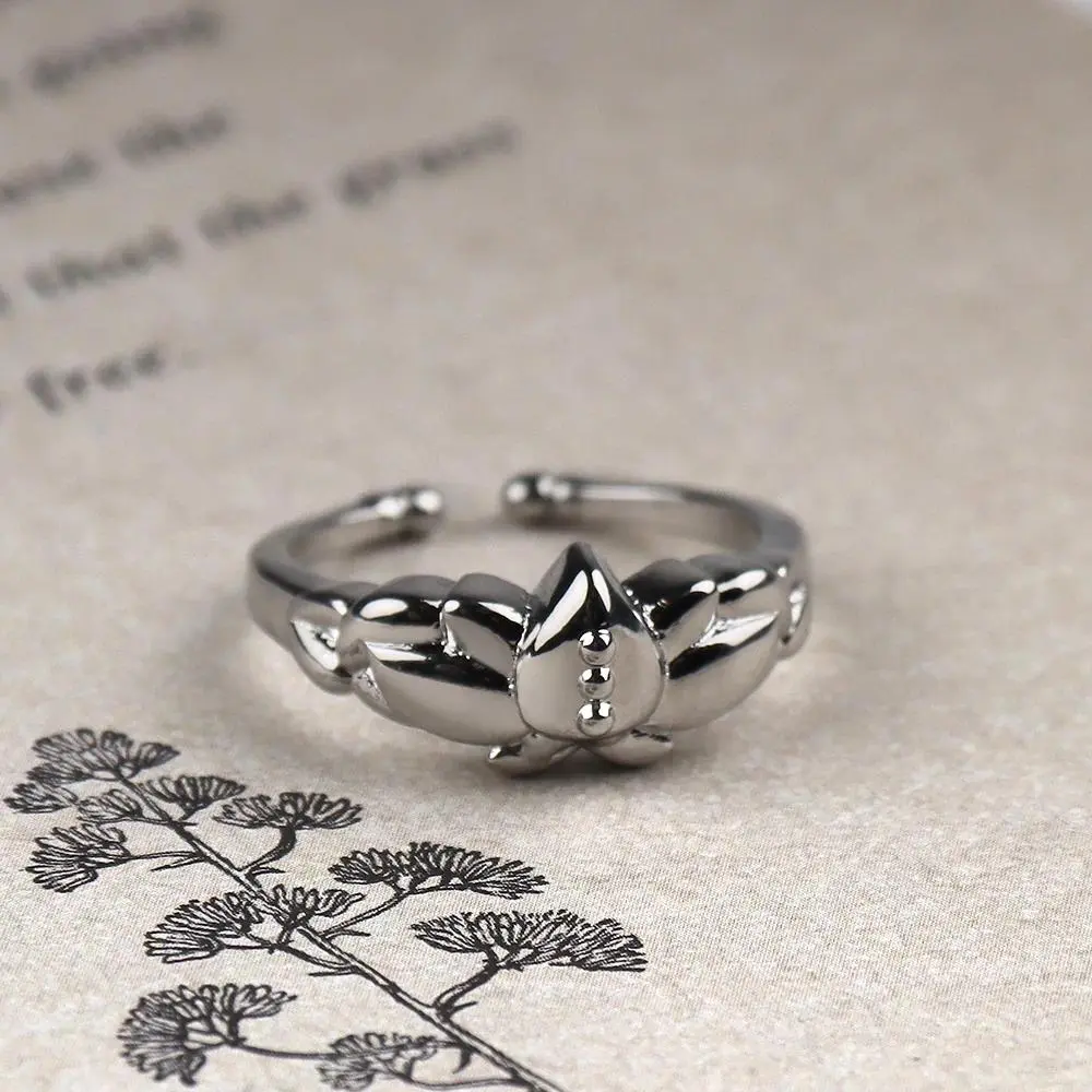 Anime Frieren Ring Cosplay Adjustable Rings Frieren Beyond Journey's End Unisex Jewelry Fans Gifts
