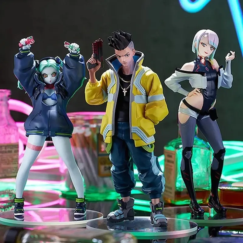 Anime Game Cyberpunk: Edgerunners Rebecca Figure Standing Model Toy Birthday Gift  Aciton Figure Collection Desk Decoration Gift