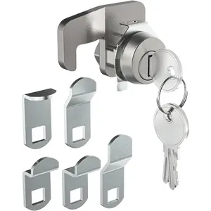 Mailbox Lock Replacement L-1172C C9100 - with 3 Keys and 6 Shaped Locking Tabs, Replacement for USPS Mailbox Key Lock