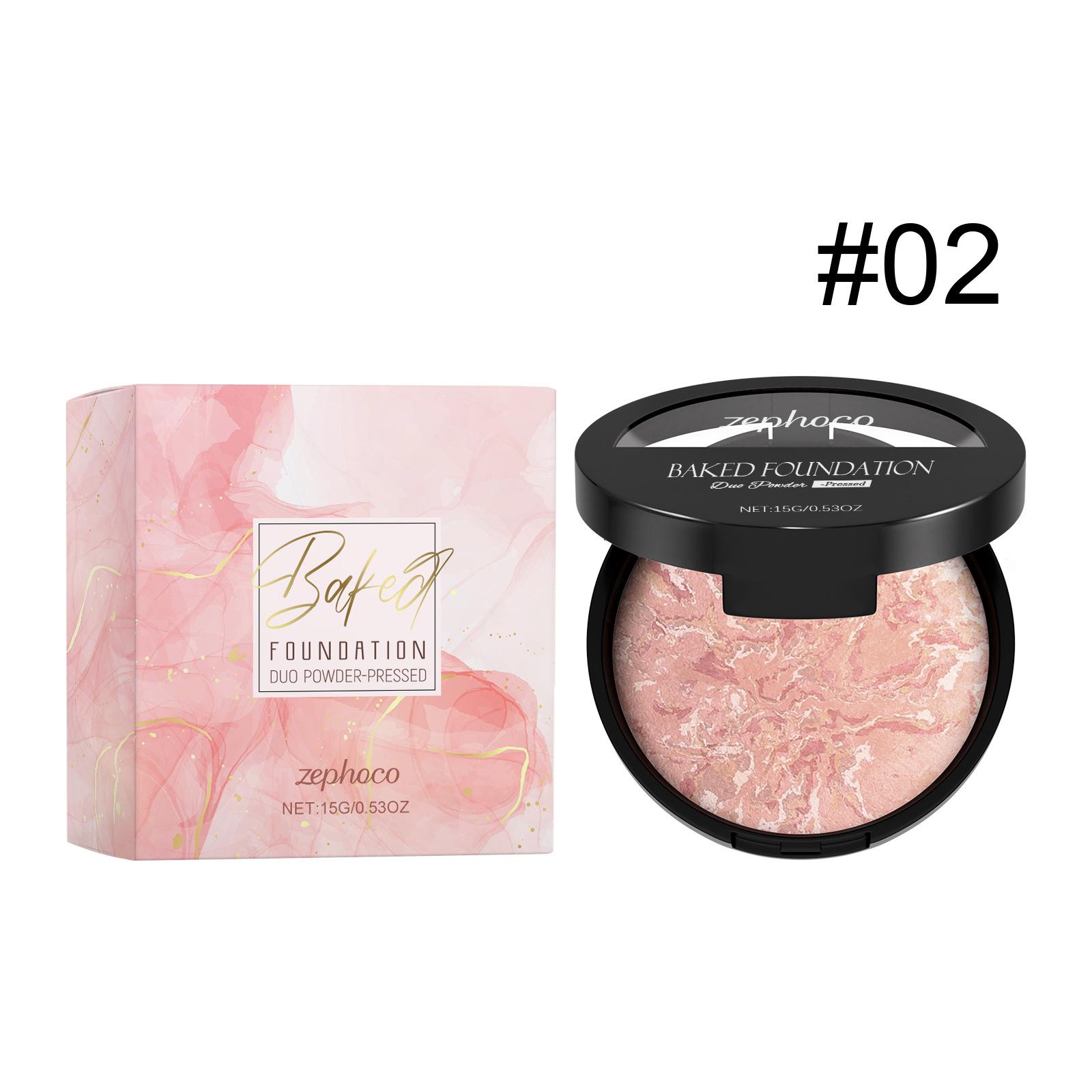 Concealer powder series, setting light and fit delicate mist makeup effect replenishment portable concealer powder