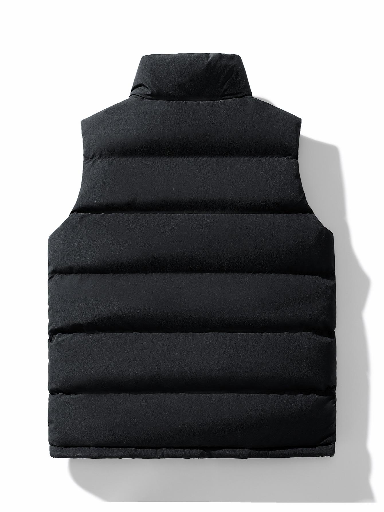 Mens Vest Jacket Warm Sleeveless Jackets Winter Waterproof Zipper Coat Autumn Stand-up Collar Casual Waistcoat Brand ClothingPlease check the size chart before purchasing. SpringStatements