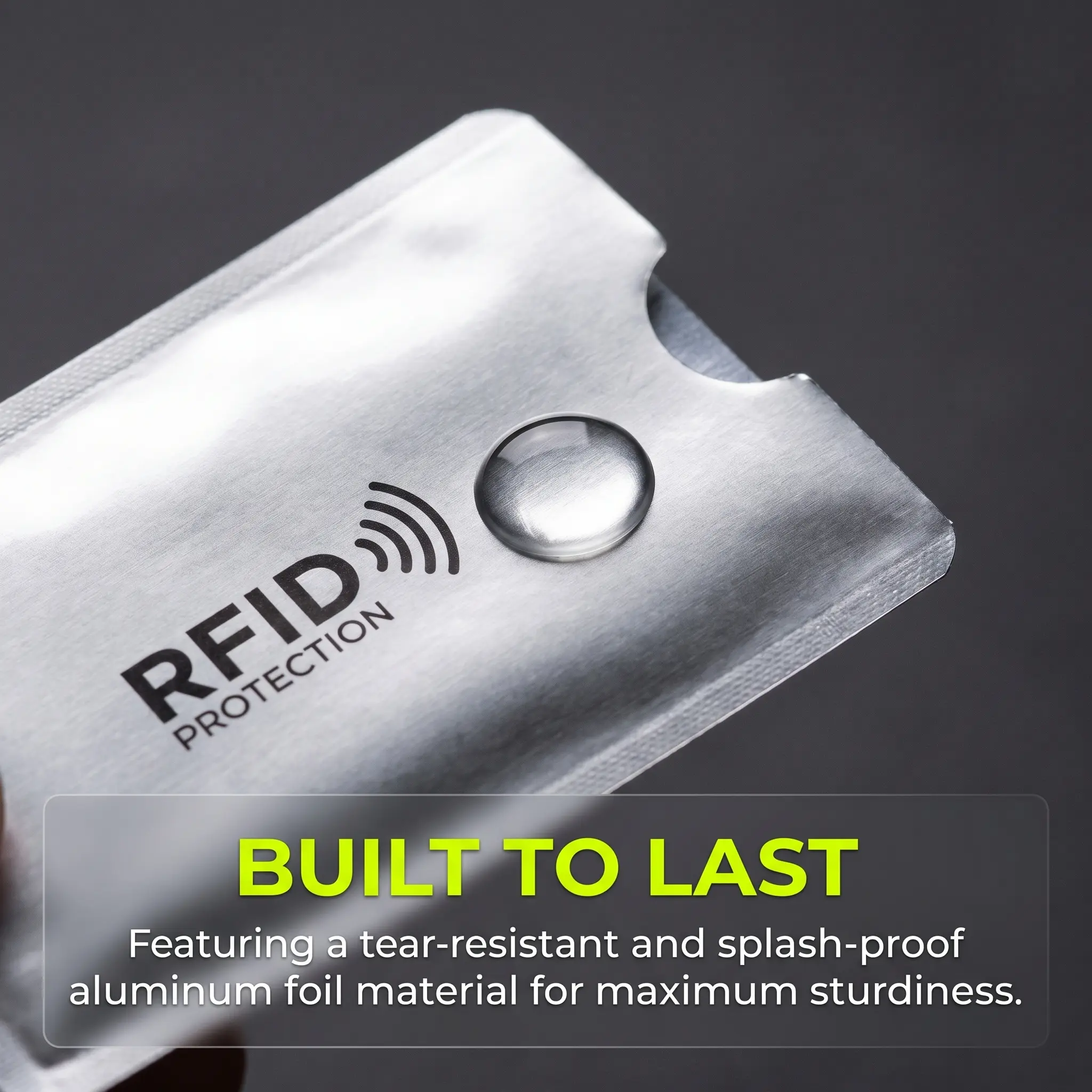 8 Pack RFID Blocking Card Sleeves Anti-Theft Protection for Credit Cards ID Cards Slim Lightweight Secure Card Holders
