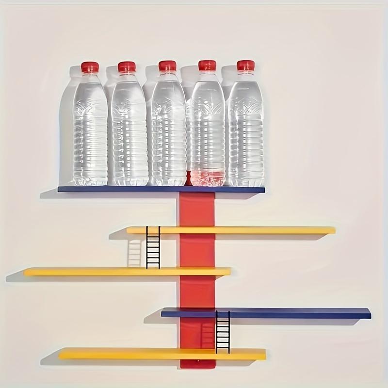 DIY Wall-Mounted Display Shelf, No-Drill Layer Storage Rack, Labubu Figure Organizer, Wall Mount Design, Perfect Gift for Christmas