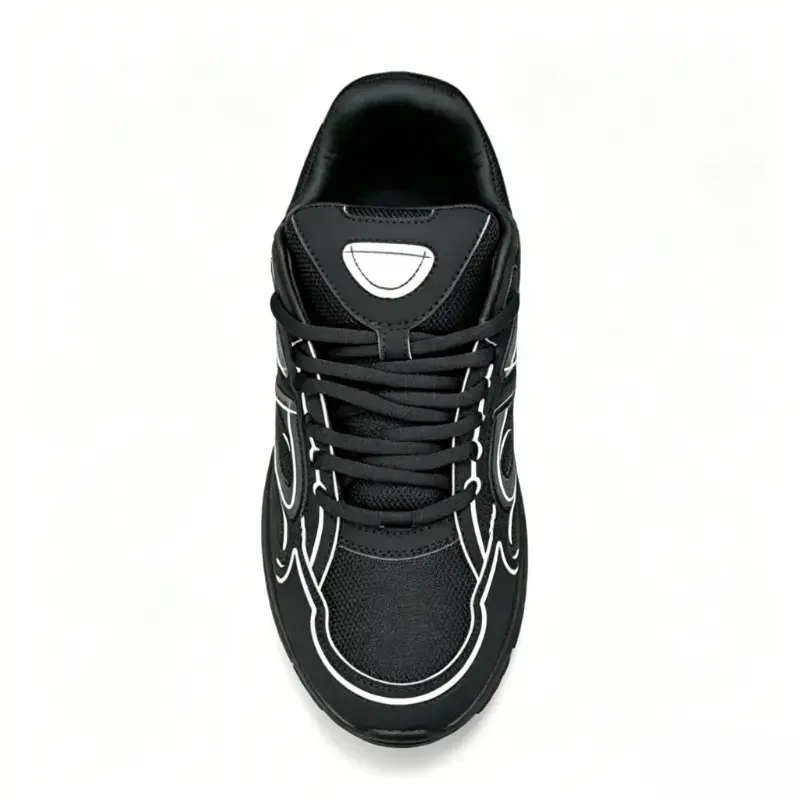 2026 Unisex Breathable Black Casual Dad Shoes