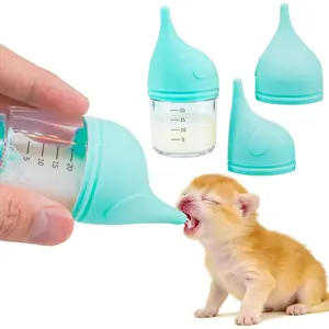 Puppy and Kitten Nursing Bottles Pet Feeding Bottle (Cyan - 20ml)