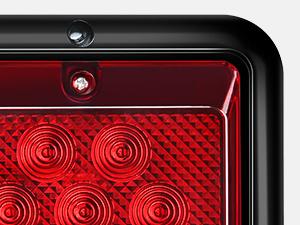 Nilight Rectangle Red LED Triple Tail Lights