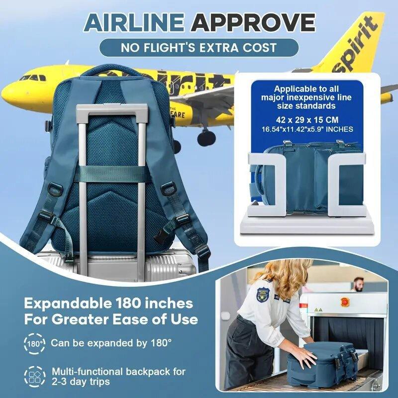 Three-piece vacuum travel bag set, equipped with detachable vacuum bag, electric air pump, large-capacity backpack, detachable design, multi-layer pockets, casual style, Space Saving Bag, Travel Organizer Bag