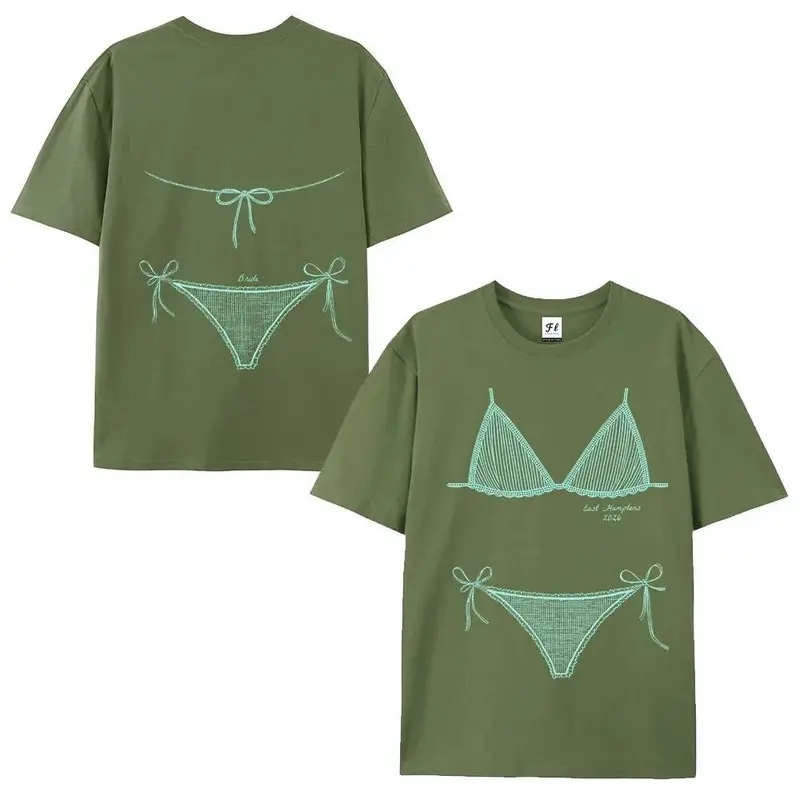 Women's Short-Sleeve Graphic T-Shirt - Coastal Bachelorette Piece for Beach Casual Wear, Featuring Last Toast on the Coast, Bikinis and Martinis, Last Splash, Seashells and Wedding Bells