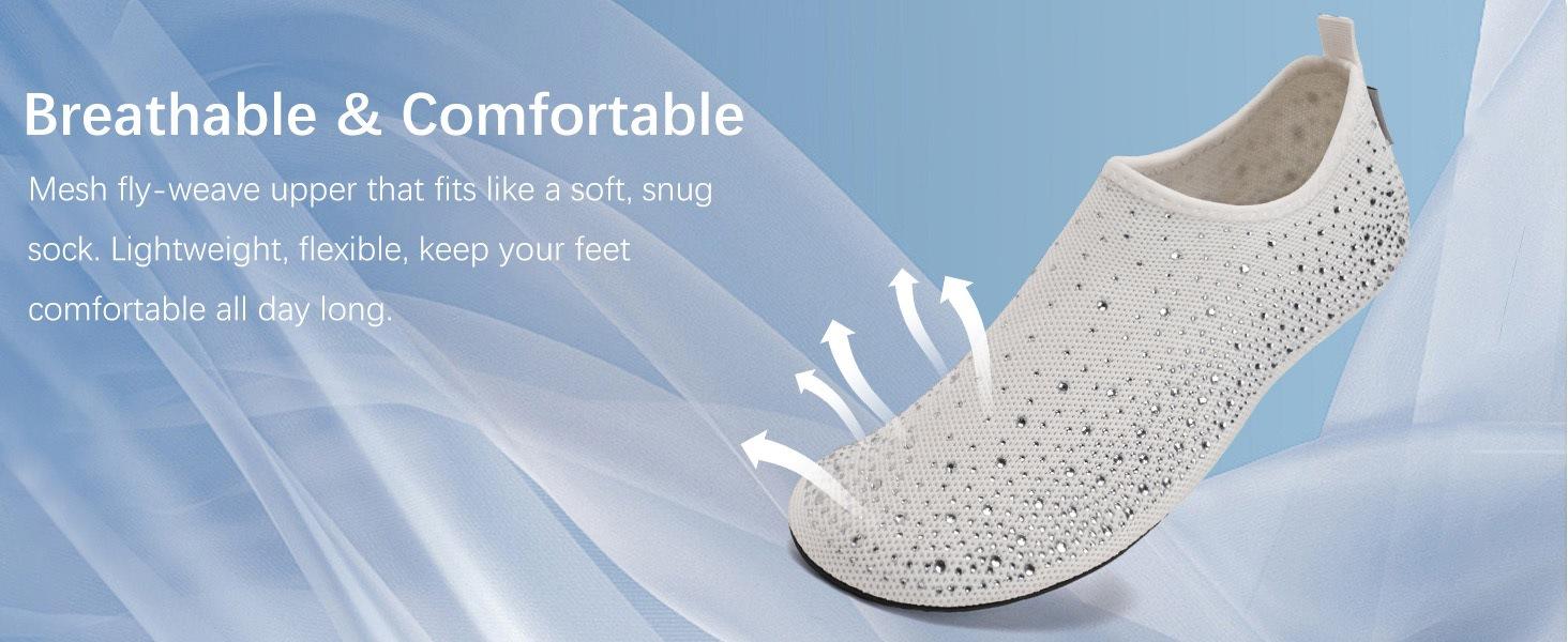 Mesler Water Shoes for Men Women Barefoot Quick-Dry Aqua Sock Outdoor Athletic Sport Shoes Kayaking Boating Hiking Surfing Walking#SpringStatements Greenish