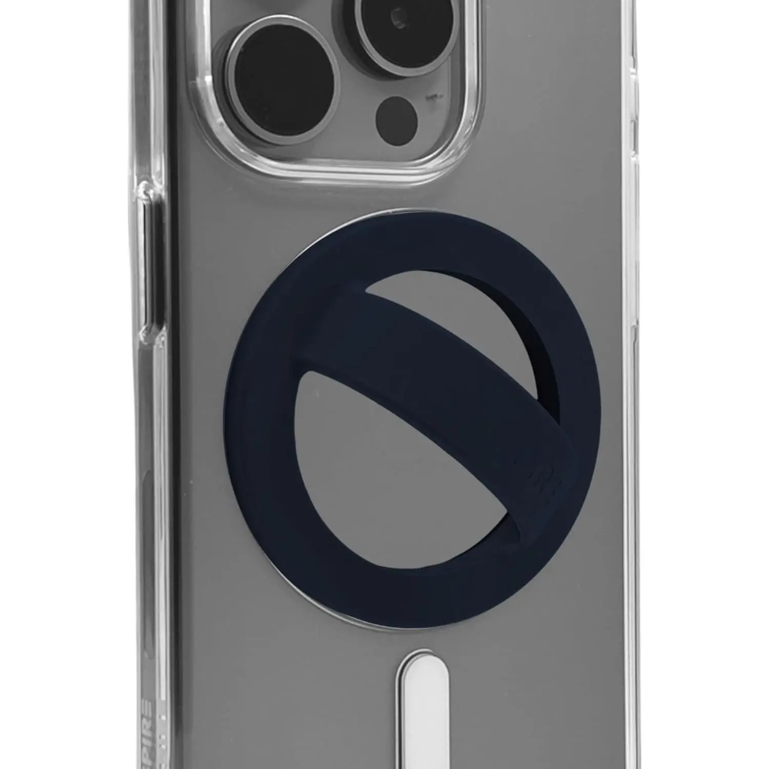 Phone Grip Loop Holder for MagSafe  Case | (Midnight) Soft Comfortable Finger Loop; Sized for a loose fit; Compatible with MagSafe Phone Cases and iPhones