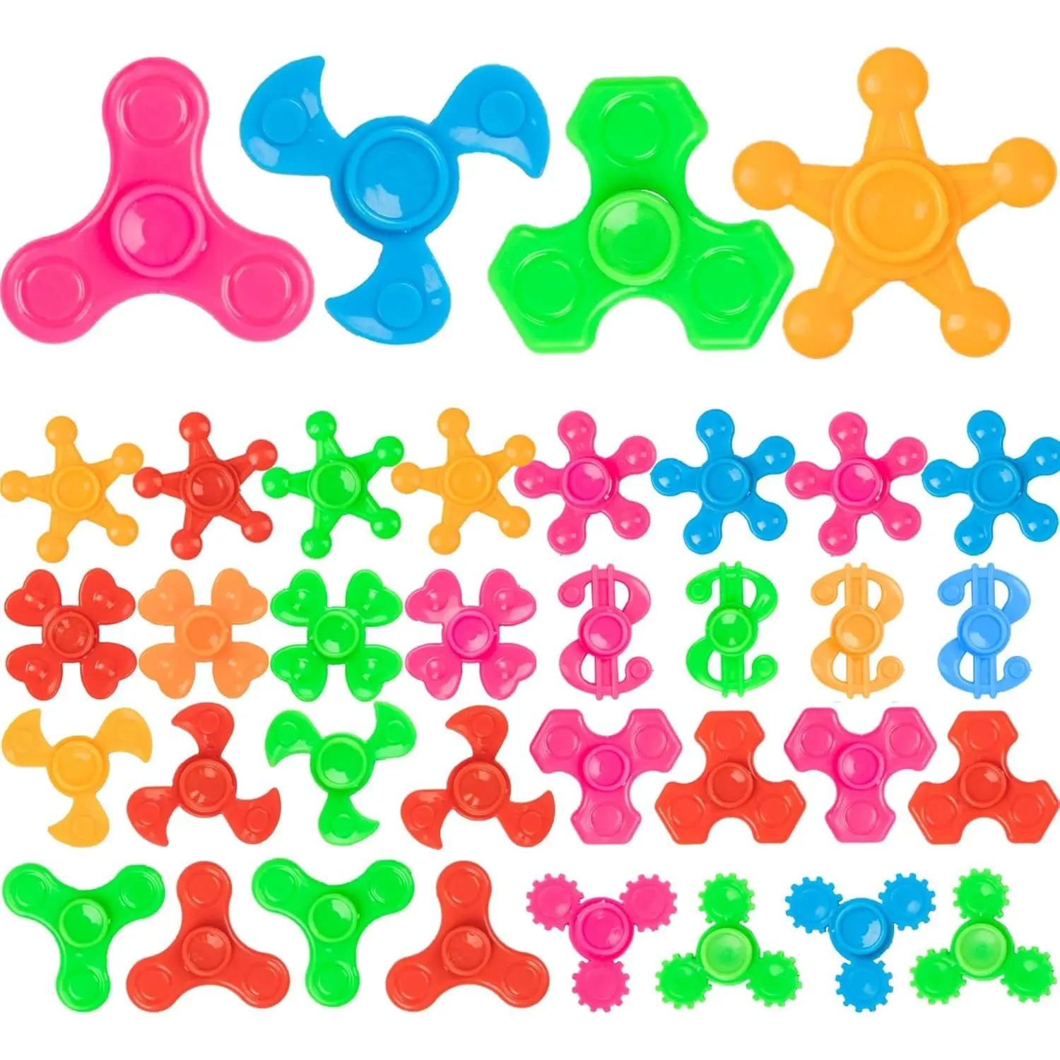 24 Pack Mini Fidget Spinners Bulk, Fidget Spinner Toys for Kids Adults Teens, Return Gifts for Kids Birthday Party Favors, Goodie Bags Stuffers, Classroom Prizes, Small, Randomfidget toys